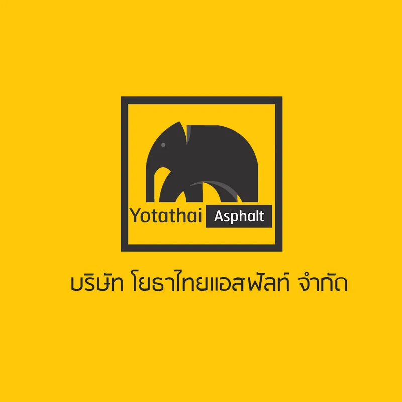 โลโก้ช้าง Yotathai Asphalt บริษัท โยธาไทยแอสฟัลท์ จำกัด